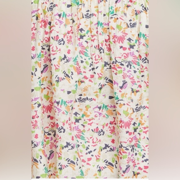 Tanya Taylor Imogen Dress in Confetti - Floral Smocked Dress - size XS - EUC - Picture 8 of 16